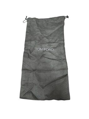 Tom Ford Gray Drawstring Dust Bag 14" X 7" For Accessories Purse Belt Storage